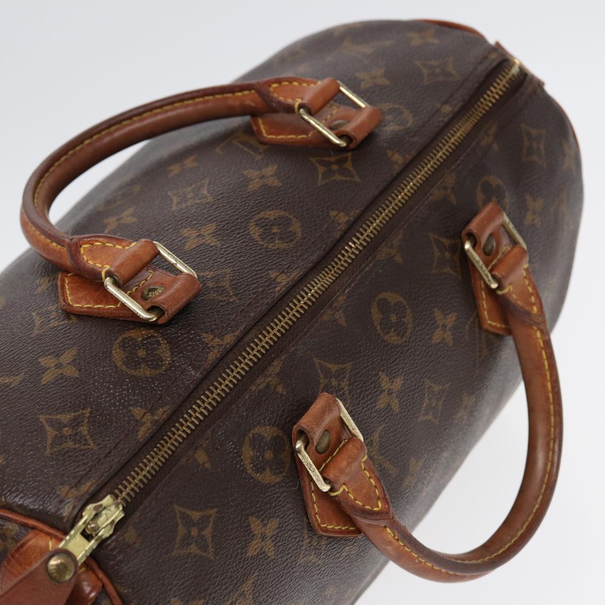 LOUIS VUITTON Monogram Speedy 30 Hand Bag M41526 LV Auth 78069