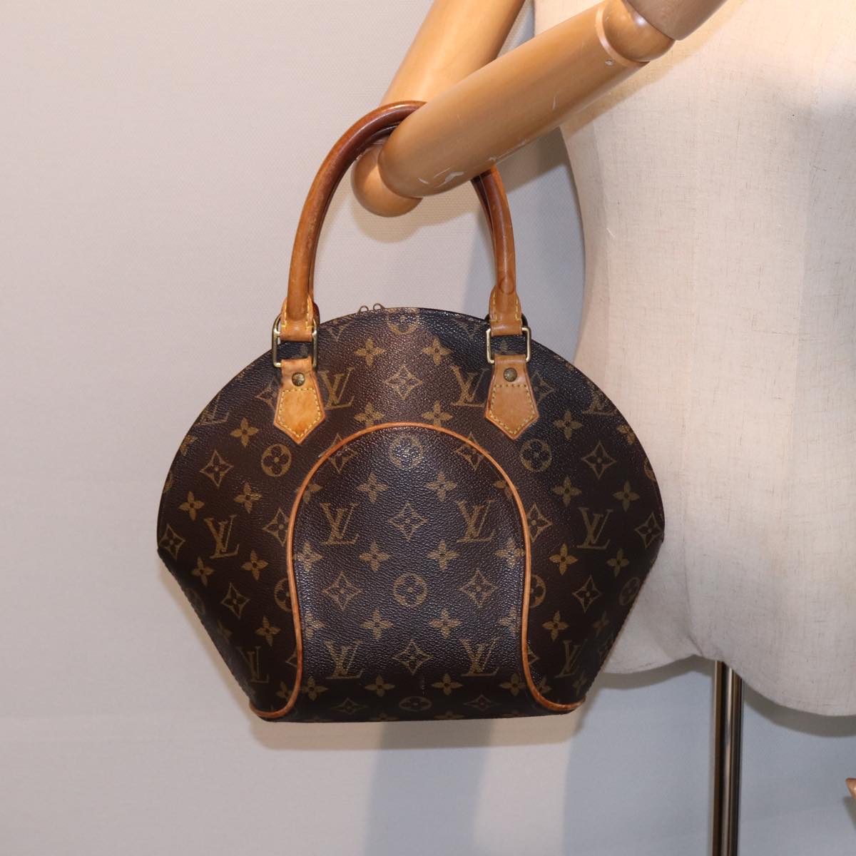 LOUIS VUITTON Monogram Ellipse PM Hand Bag M51127 LV Auth 78145