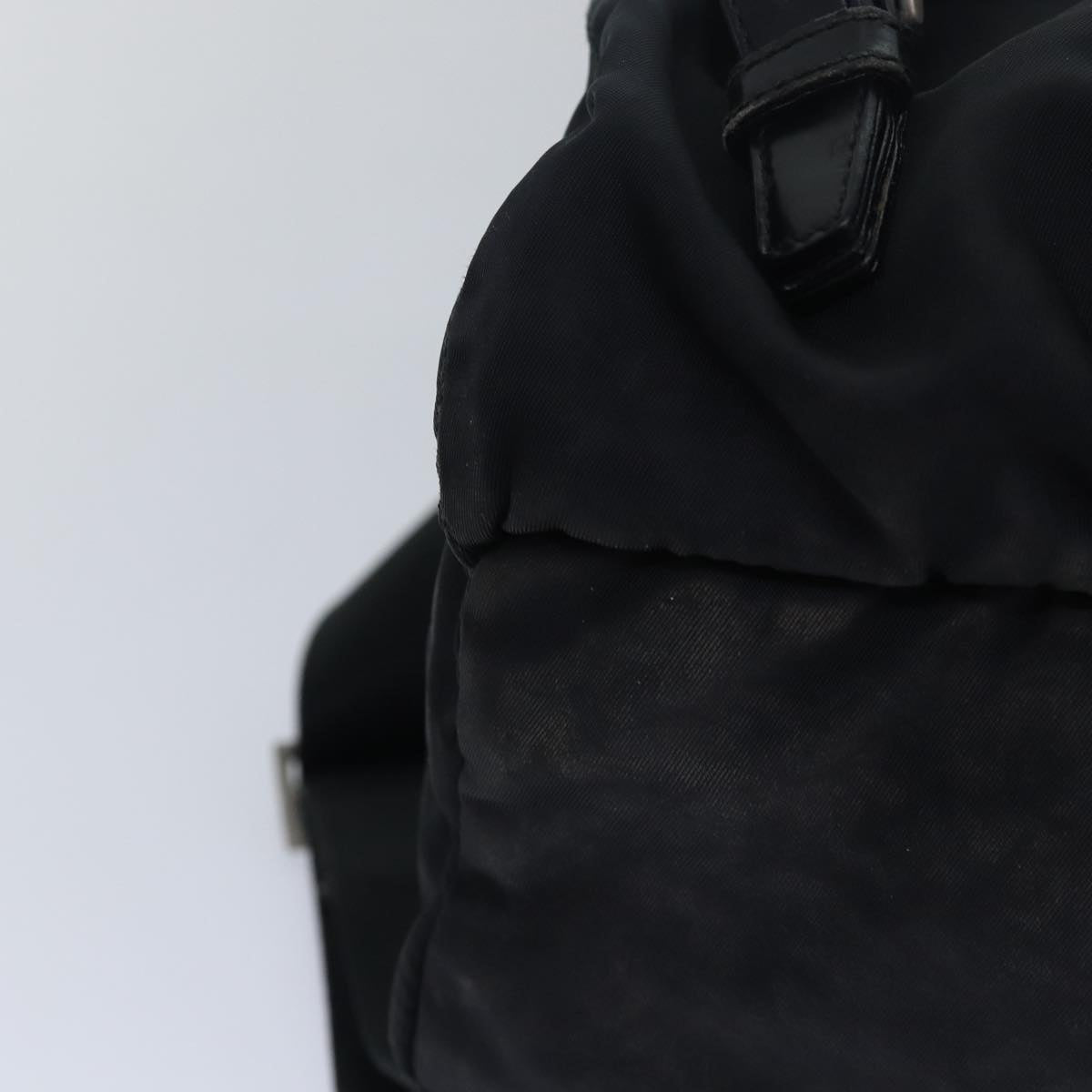 PRADA Backpack Nylon Black Auth 78254