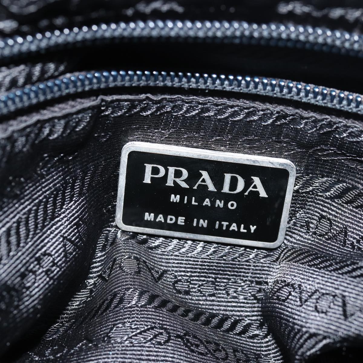 PRADA Backpack Nylon Black Auth 78254