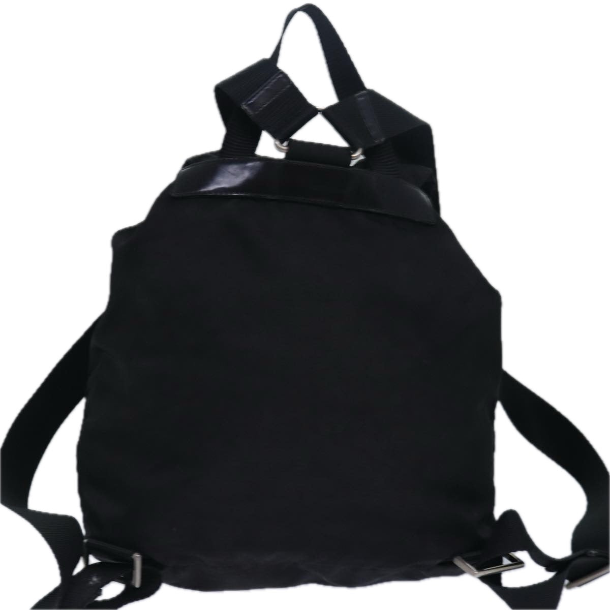 PRADA Backpack Nylon Black Auth 78254