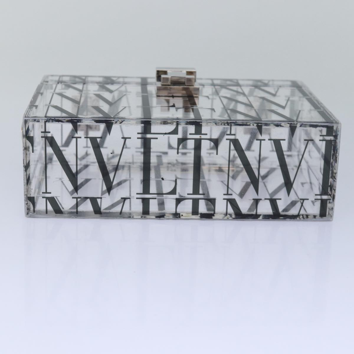 VALENTINO Hand Bag Plastic 2way Clear Auth 78373A