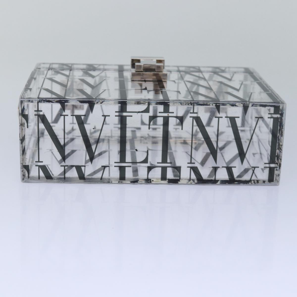 VALENTINO Hand Bag Plastic 2way Clear Auth 78373SAV
