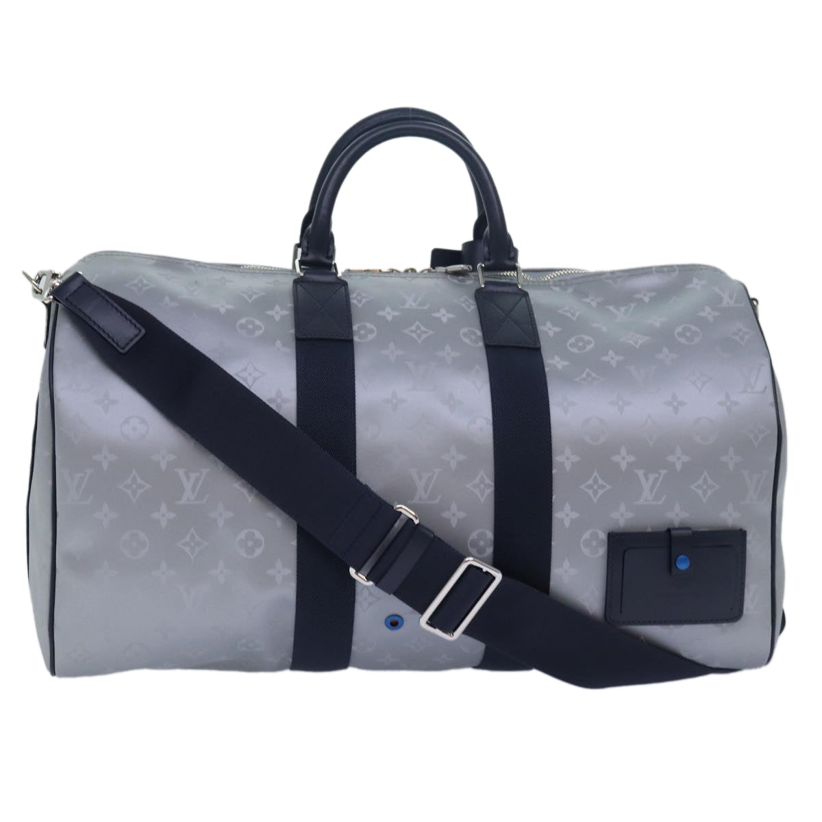 LOUIS VUITTON Monogram Satellite Keepall Bandouliere 50 M44170 LV Auth 78374A