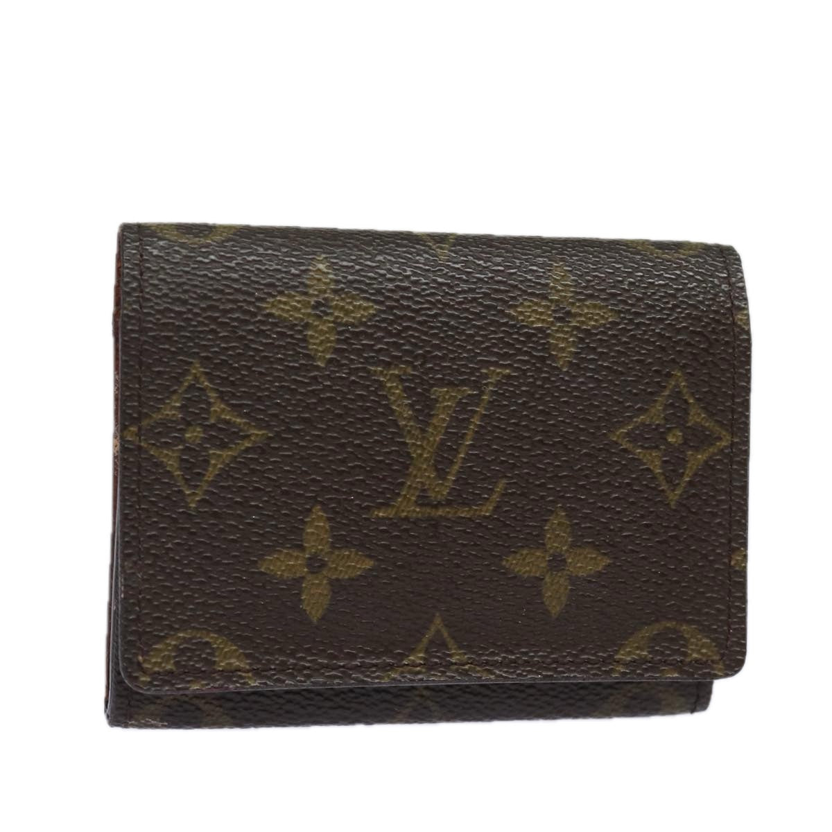 LOUIS VUITTON Monogram Amberop Cartes De Visit Card Case M62920 LV Auth 78555