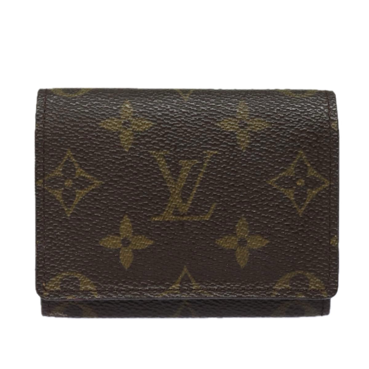 LOUIS VUITTON Monogram Amberop Cartes De Visit Card Case M62920 LV Auth 78555