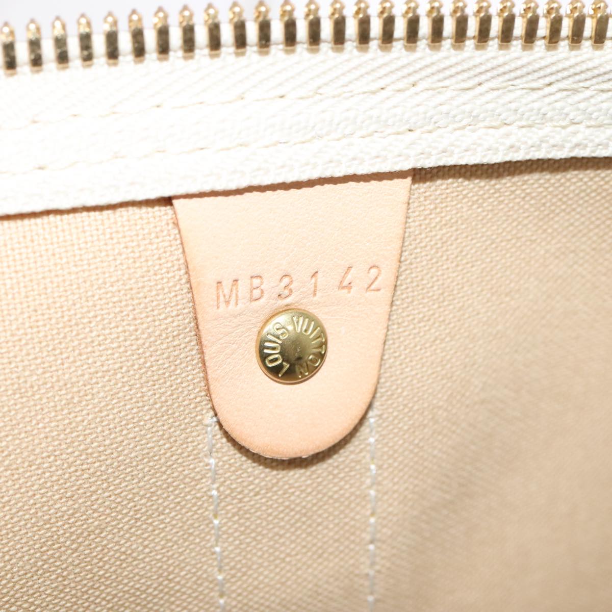 LOUIS VUITTON Damier Azur Keepall Bandouliere 55 Boston Bag N41429 Auth 78568SAV