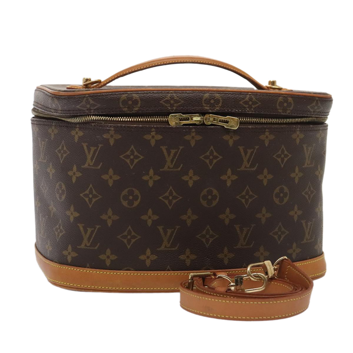 LOUIS VUITTON Monogram Nice Hand Bag M47280 LV Auth 78570