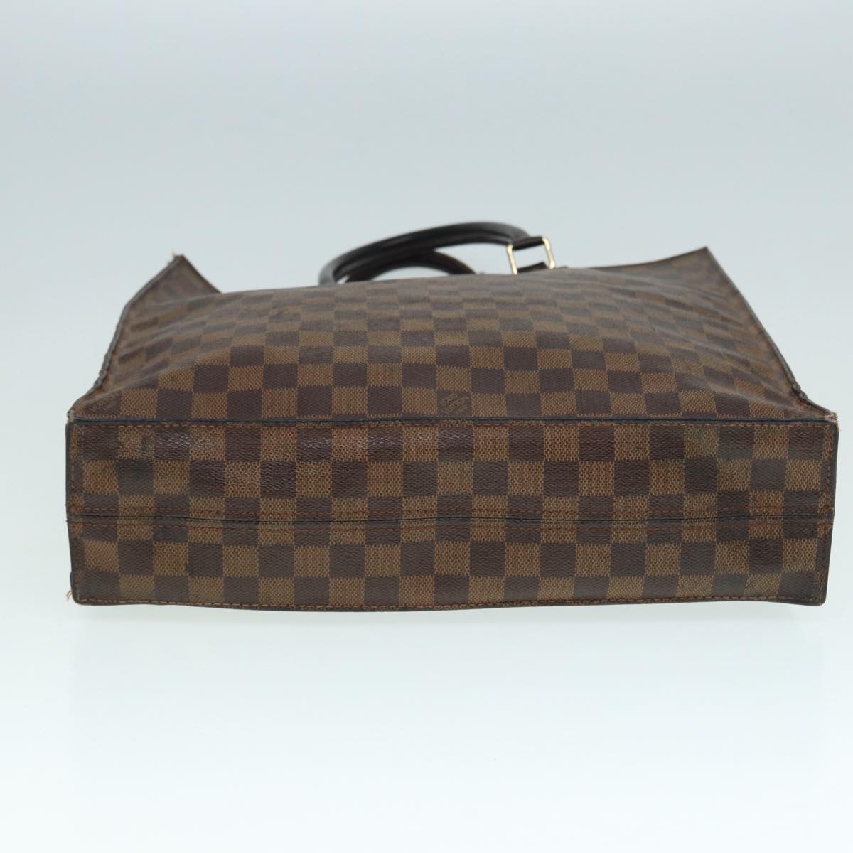 LOUIS VUITTON Damier Ebene Sac Plat Hand Bag N51140 LV Auth 78575