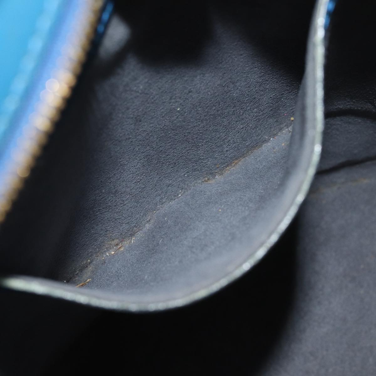 LOUIS VUITTON Epi Saint Jacques Shoulder Bag Blue M52275 LV Auth 78595