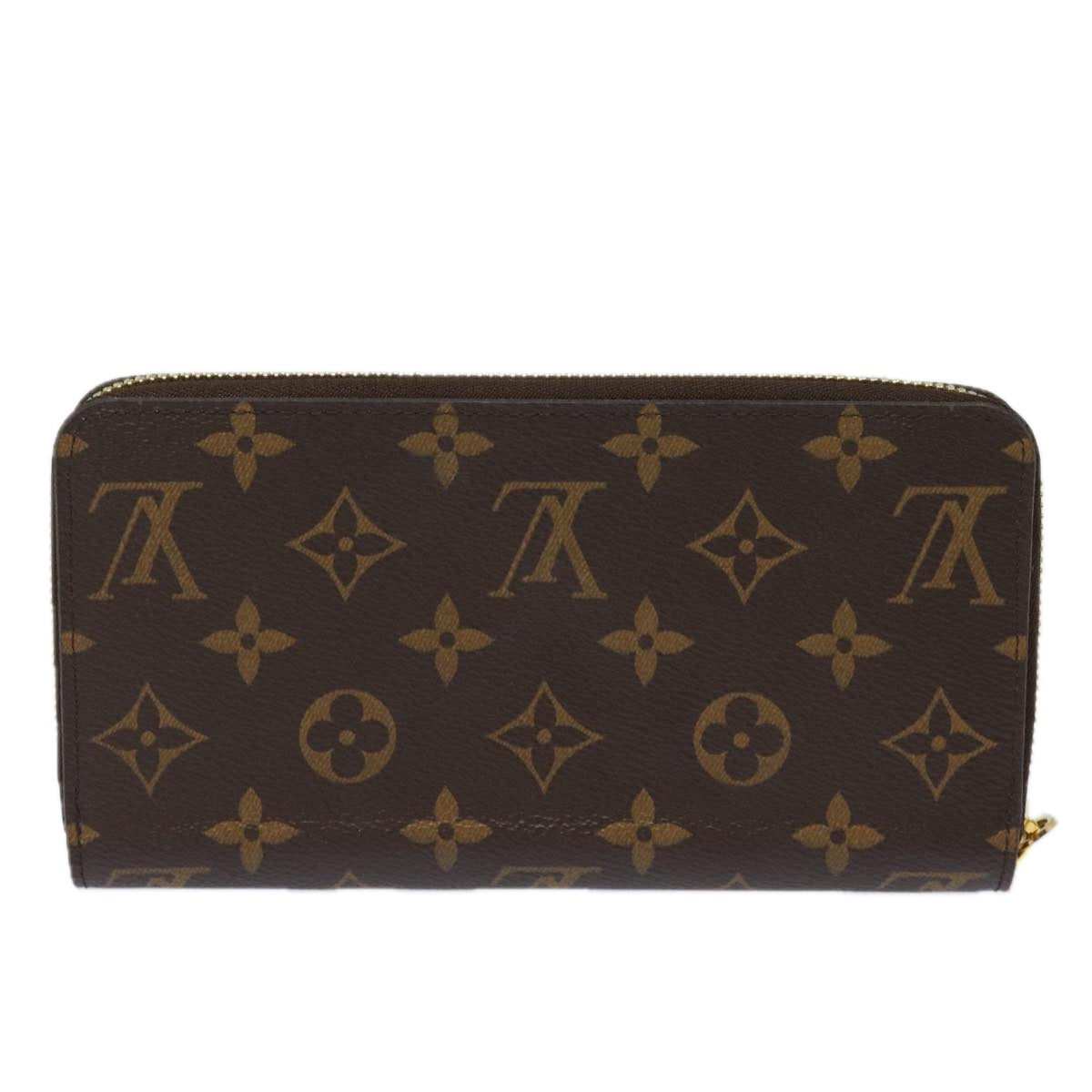 LOUIS VUITTON Monogram Zippy Wallet Long Wallet M42616 LV Auth 78637A