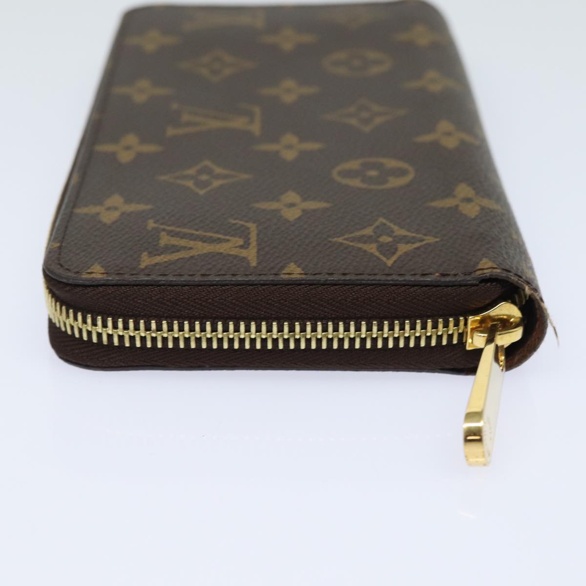 LOUIS VUITTON Monogram Zippy Wallet Long Wallet M42616 LV Auth 78637A