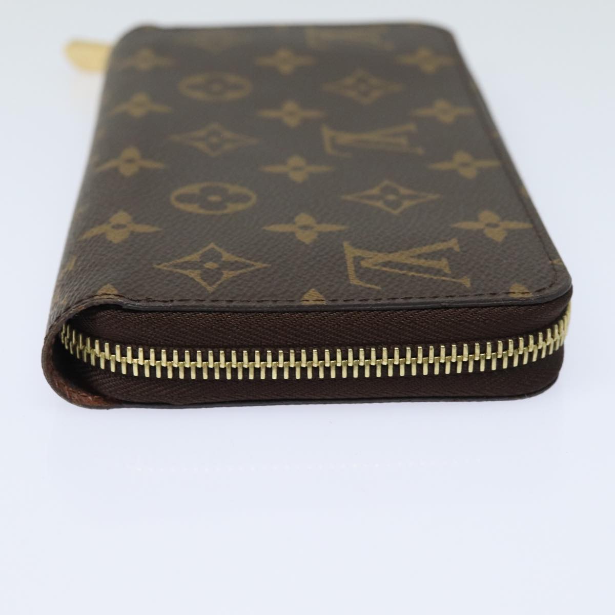 LOUIS VUITTON Monogram Zippy Wallet Long Wallet M42616 LV Auth 78637A