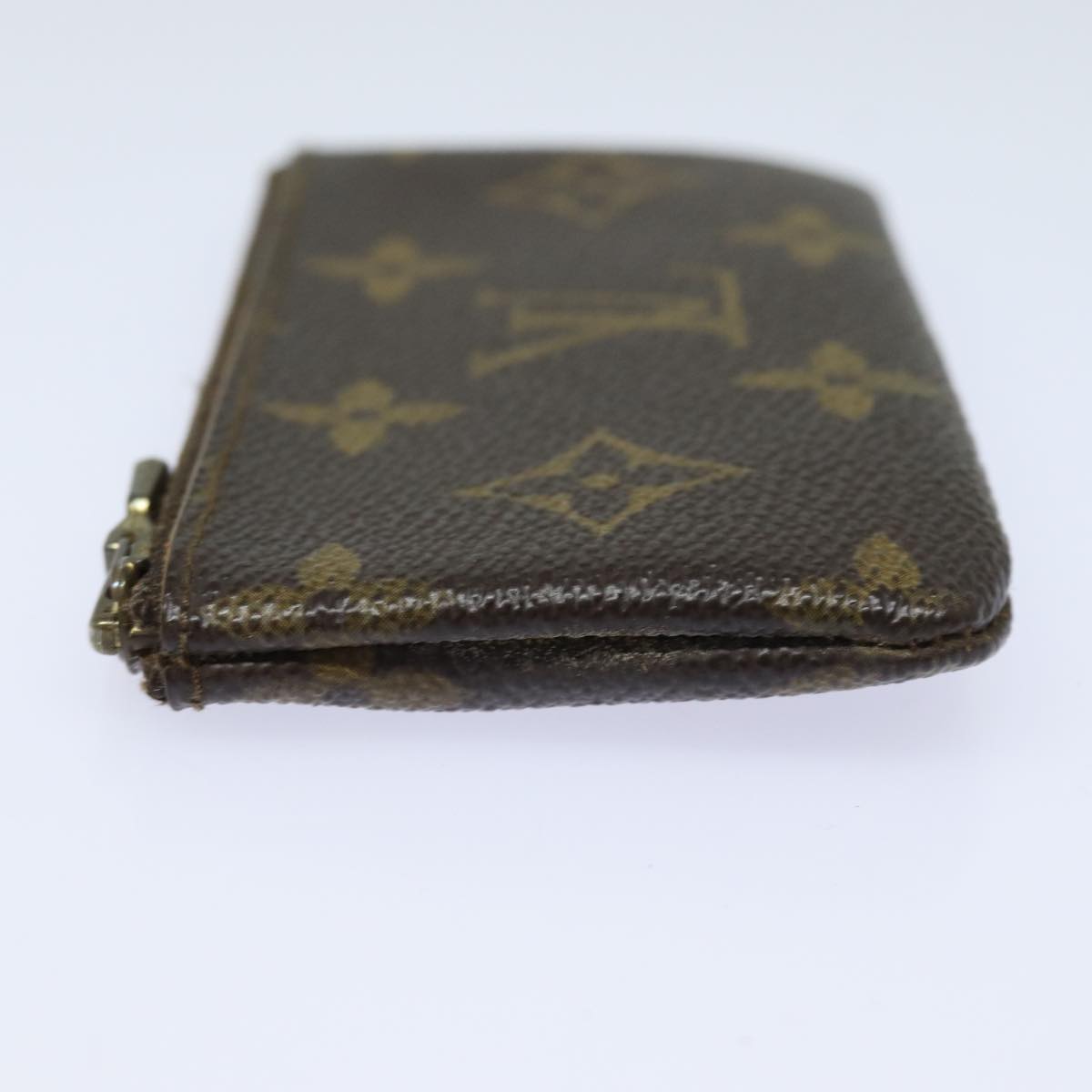 LOUIS VUITTON Monogram Pochette Cles Coin Purse M62650 LV Auth 78656