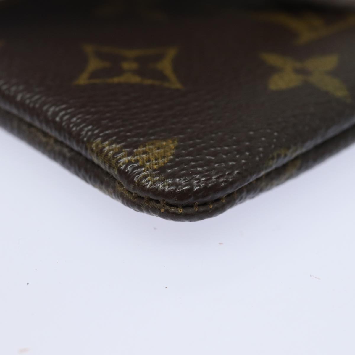 LOUIS VUITTON Monogram Pochette Cles Coin Purse M62650 LV Auth 78656