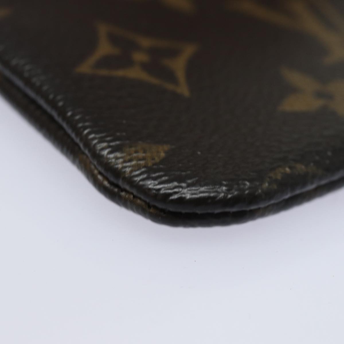 LOUIS VUITTON Monogram Pochette Cles Coin Purse M62650 LV Auth 78863