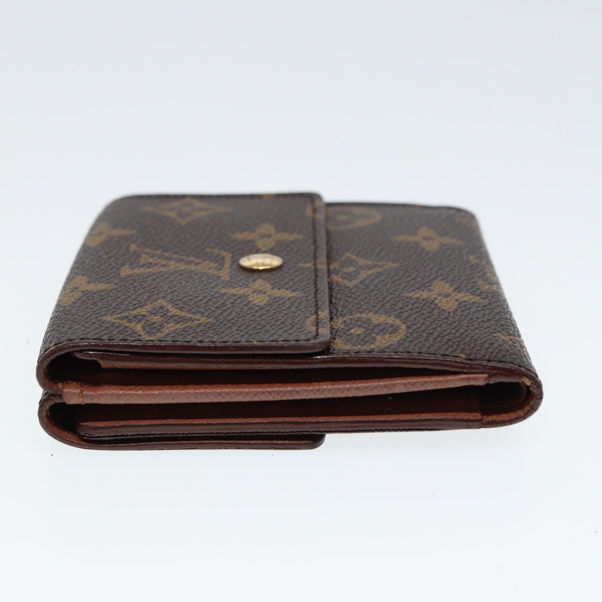 LOUIS VUITTON Monogram Portefeuille Elise Trifold Wallet M61654 LV Auth 78865