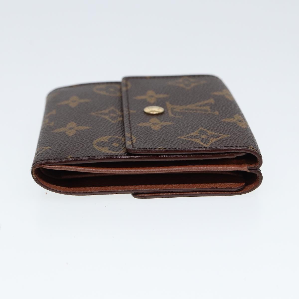 LOUIS VUITTON Monogram Portefeuille Elise Trifold Wallet M61654 LV Auth 78865