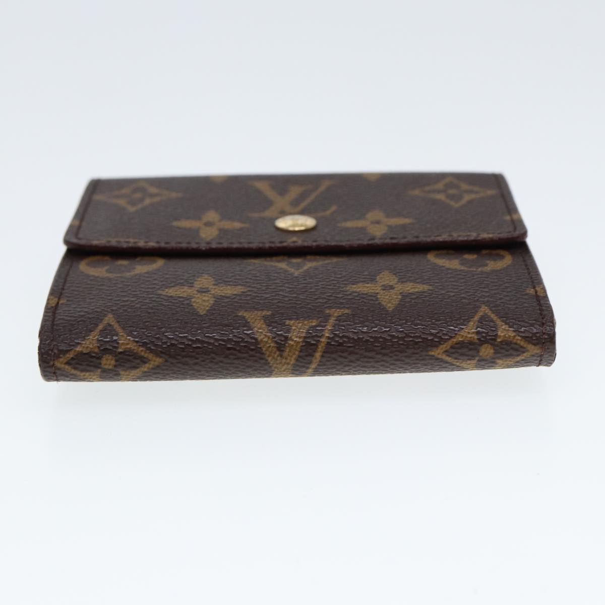 LOUIS VUITTON Monogram Portefeuille Elise Trifold Wallet M61654 LV Auth 78865