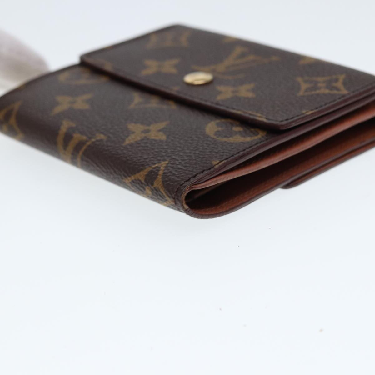 LOUIS VUITTON Monogram Portefeuille Elise Trifold Wallet M61654 LV Auth 78865