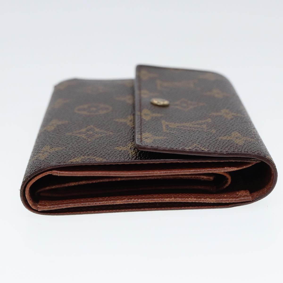 LOUIS VUITTON Monogram Portefeuille Tresol Wallet M61736 LV Auth 78869