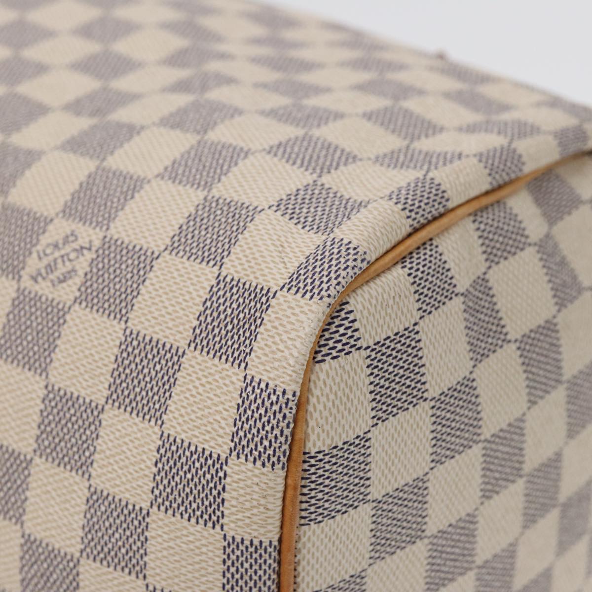 LOUIS VUITTON Damier Azur Speedy 30 Hand Bag N41533 LV Auth 78933