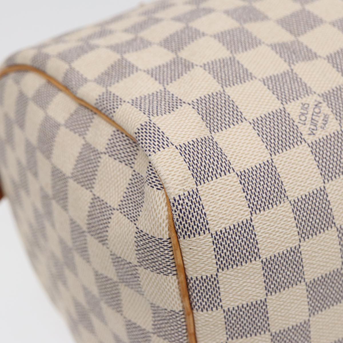 LOUIS VUITTON Damier Azur Speedy 30 Hand Bag N41533 LV Auth 78933