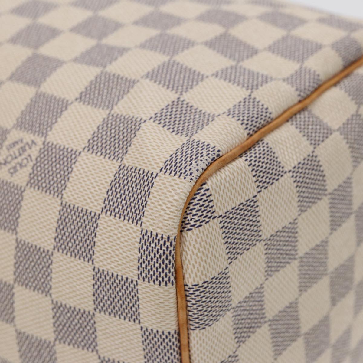 LOUIS VUITTON Damier Azur Speedy 30 Hand Bag N41533 LV Auth 78933