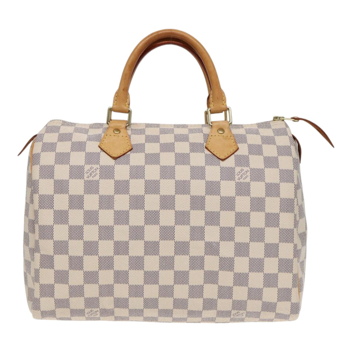 LOUIS VUITTON Damier Azur Speedy 30 Hand Bag N41533 LV Auth 78933