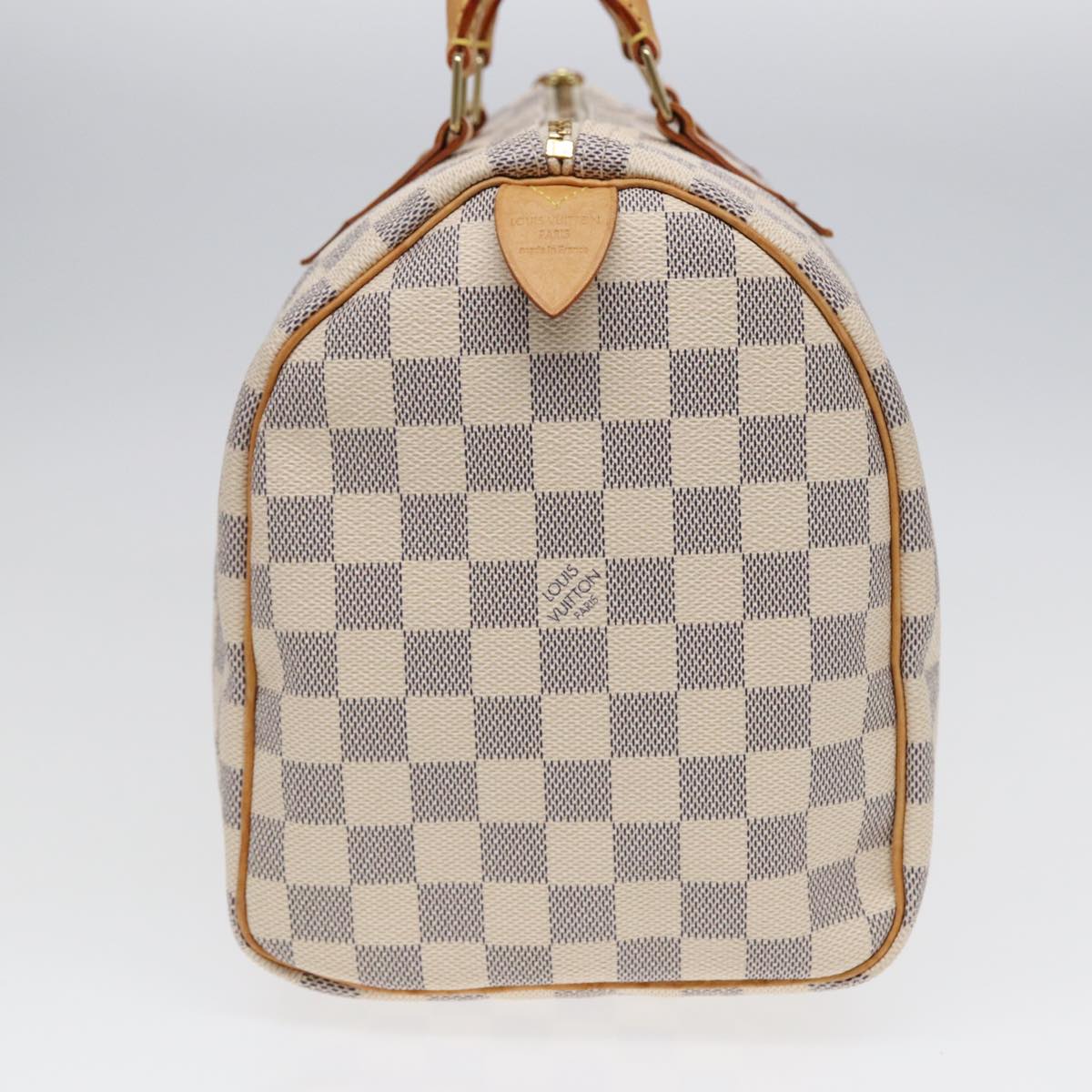 LOUIS VUITTON Damier Azur Speedy 30 Hand Bag N41533 LV Auth 78933