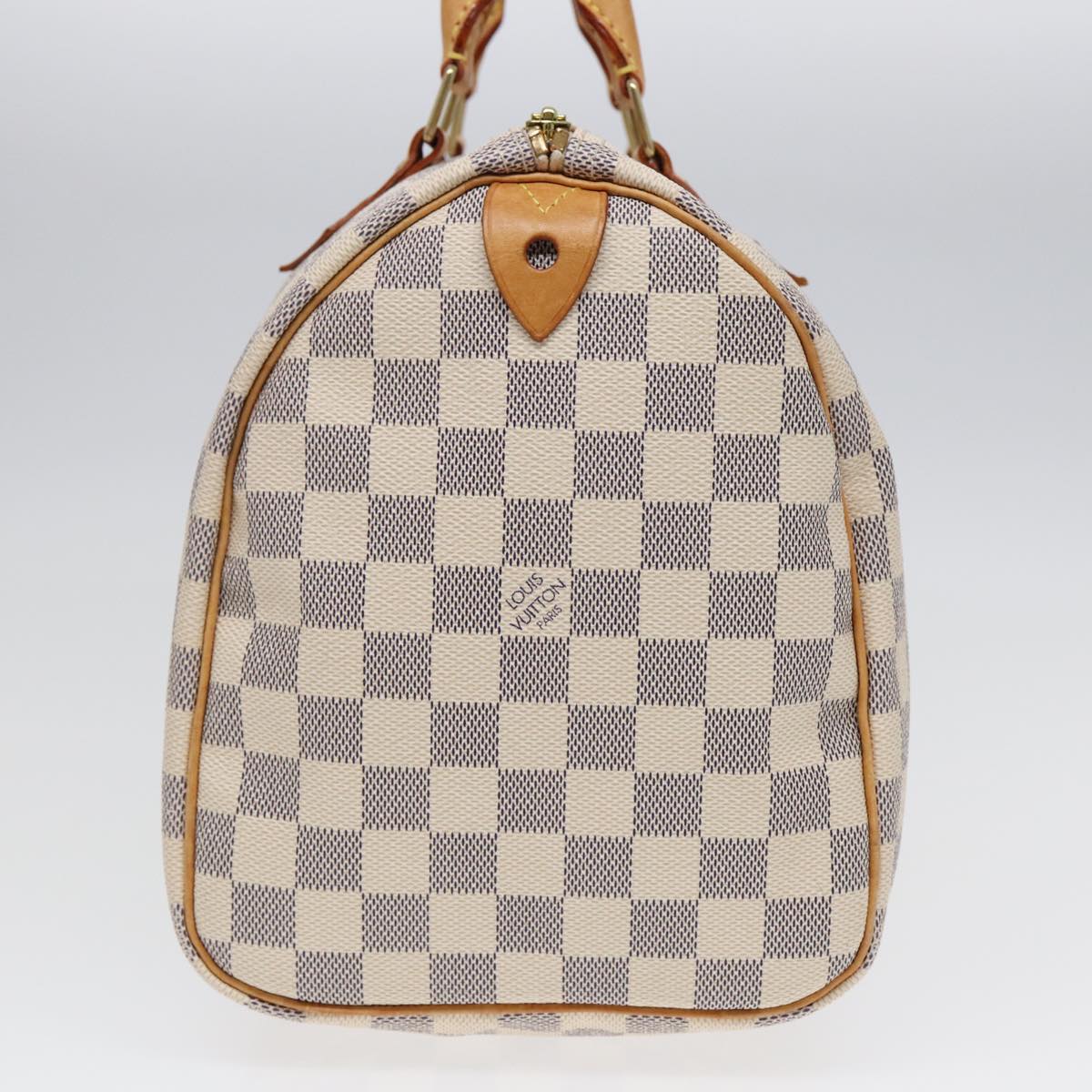 LOUIS VUITTON Damier Azur Speedy 30 Hand Bag N41533 LV Auth 78933