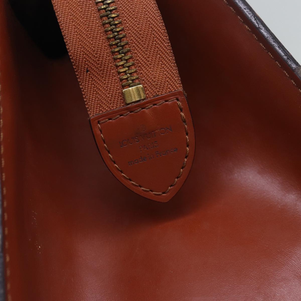 LOUIS VUITTON Epi Riviera Hand Bag Brown M48183 LV Auth 79047