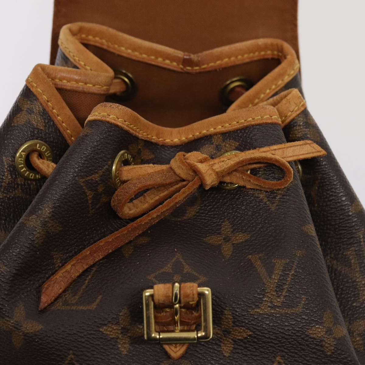 LOUIS VUITTON Monogram Montsouris PM Backpack M51137 LV Auth 79068