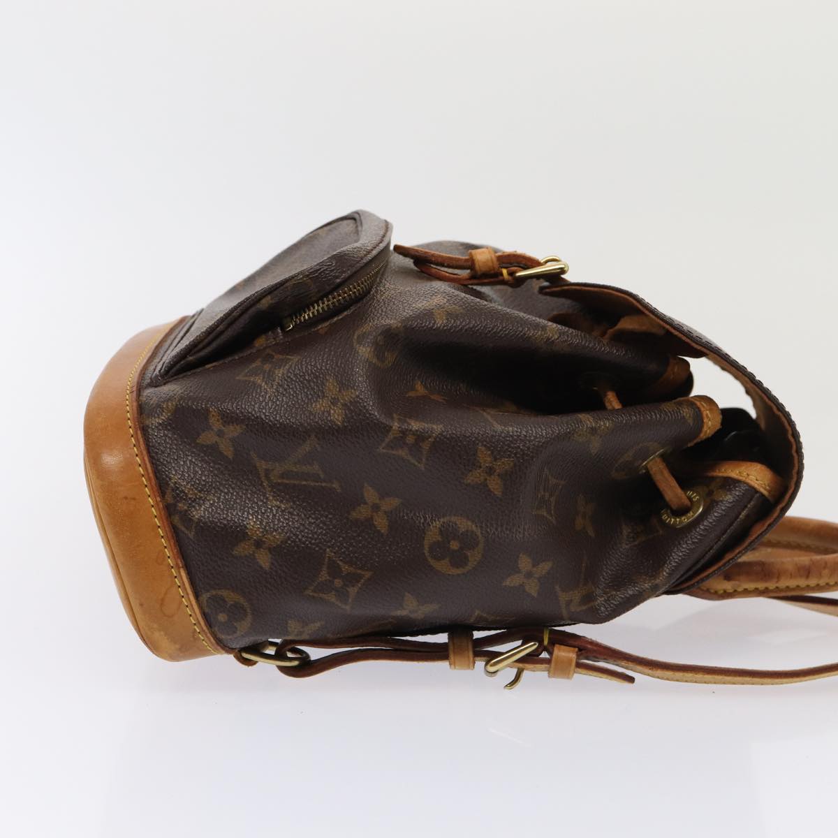 LOUIS VUITTON Monogram Montsouris PM Backpack M51137 LV Auth 79068