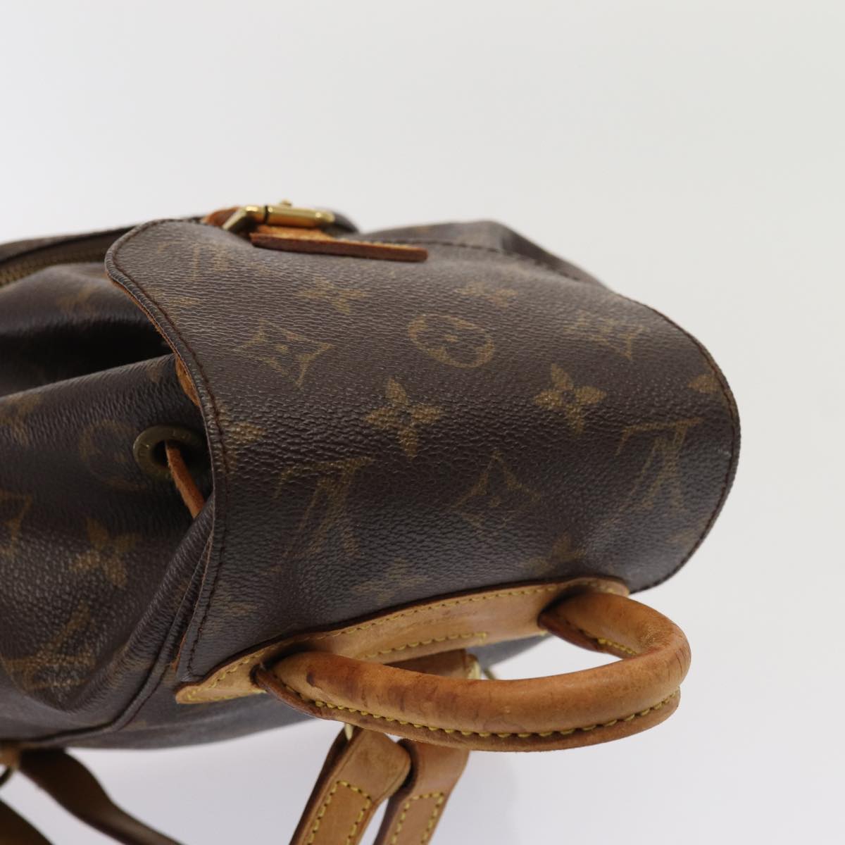 LOUIS VUITTON Monogram Montsouris PM Backpack M51137 LV Auth 79068