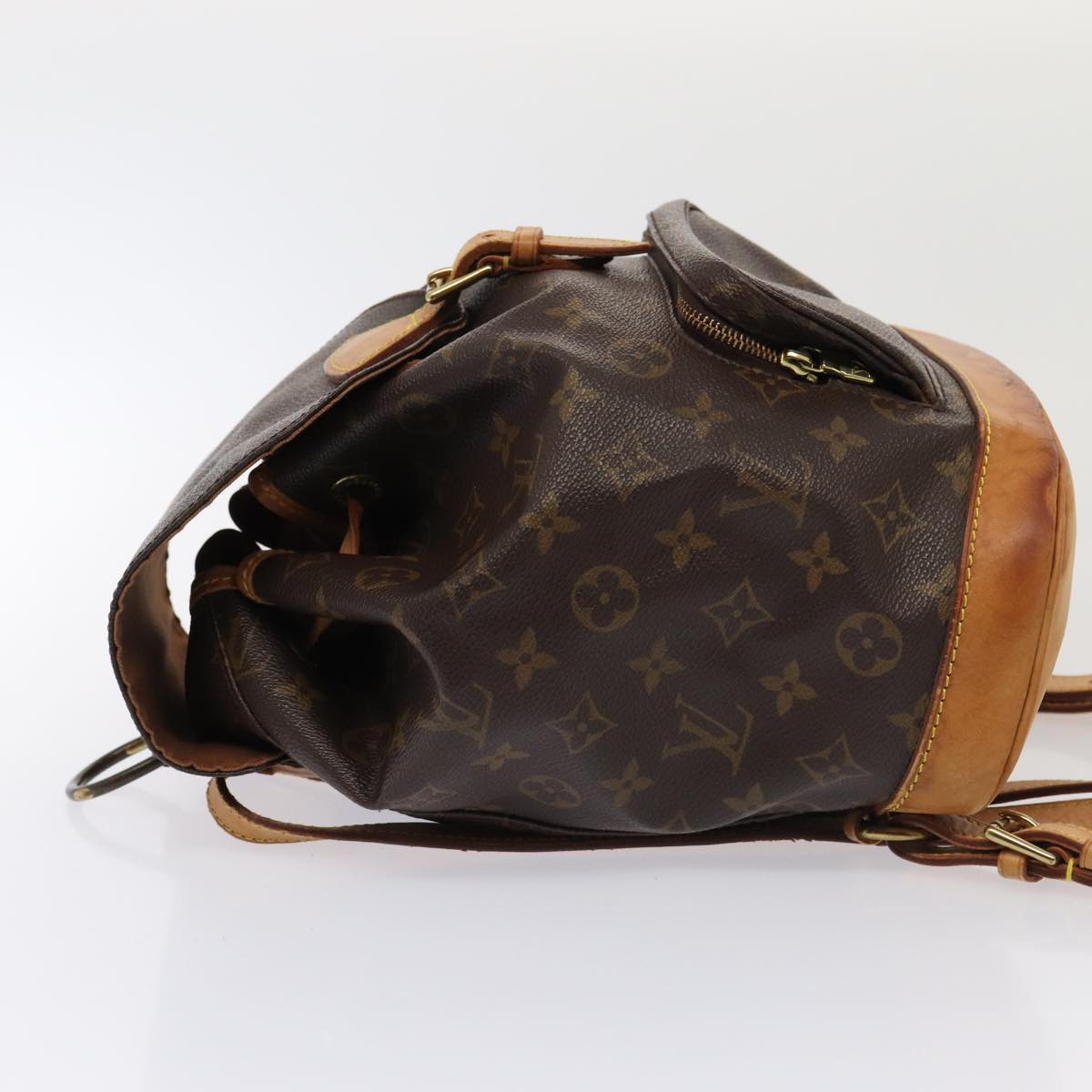 LOUIS VUITTON Monogram Montsouris MM Backpack M51136 LV Auth 79071