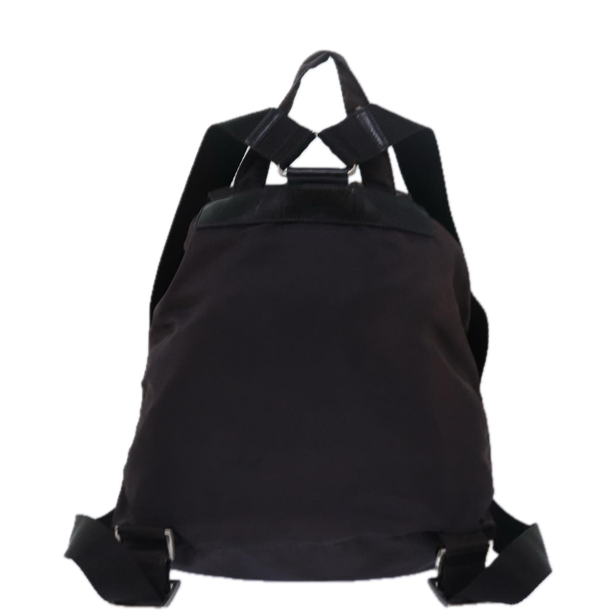 PRADA Backpack Nylon Brown Auth 79149