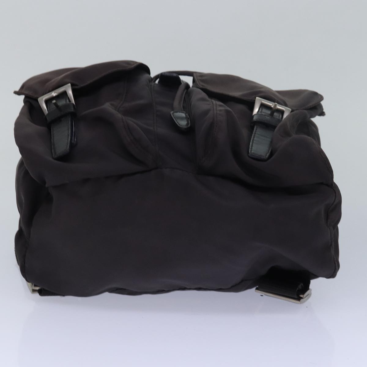 PRADA Backpack Nylon Brown Auth 79149