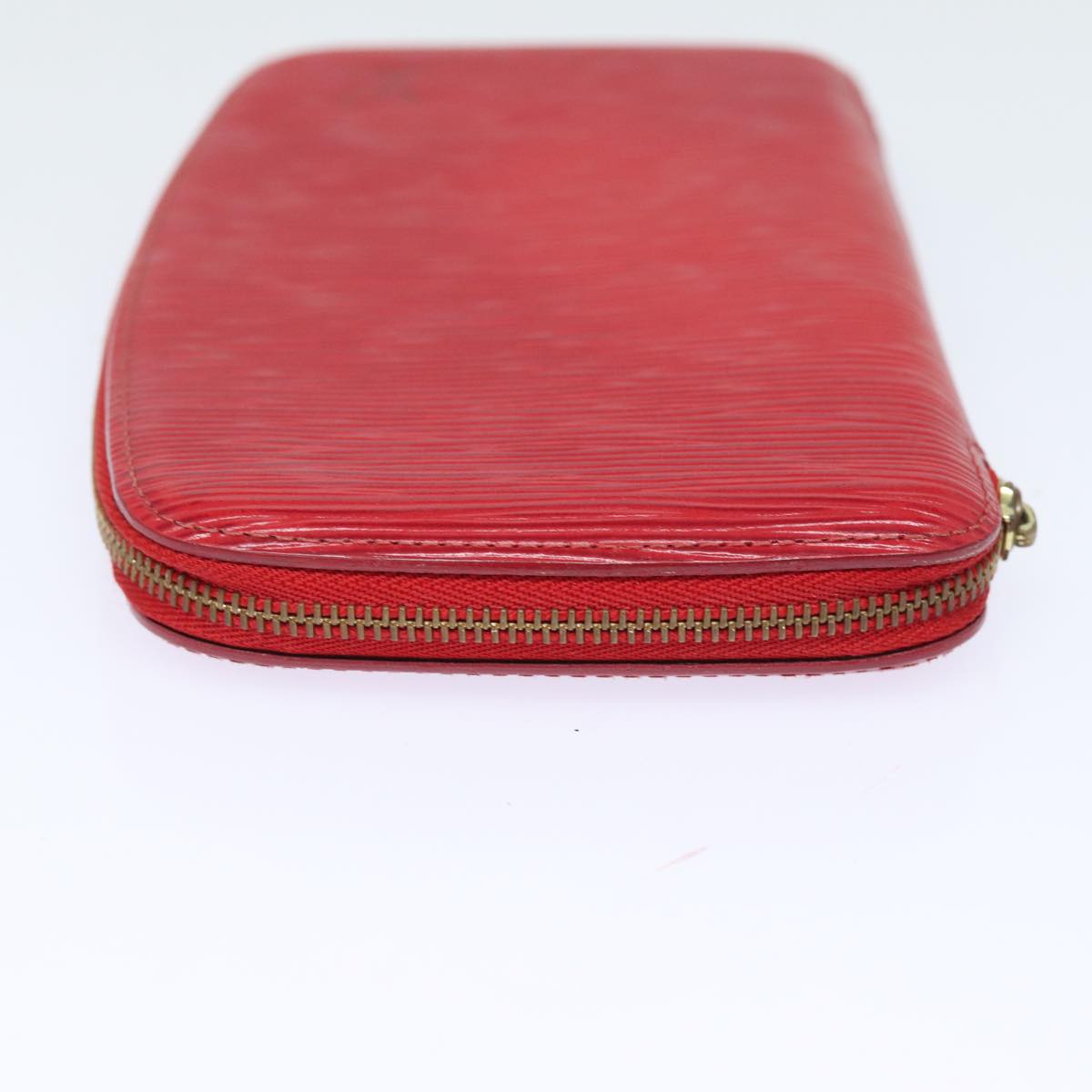 LOUIS VUITTON Epi Agenda Geode Wallet Red M63877 LV Auth 79196