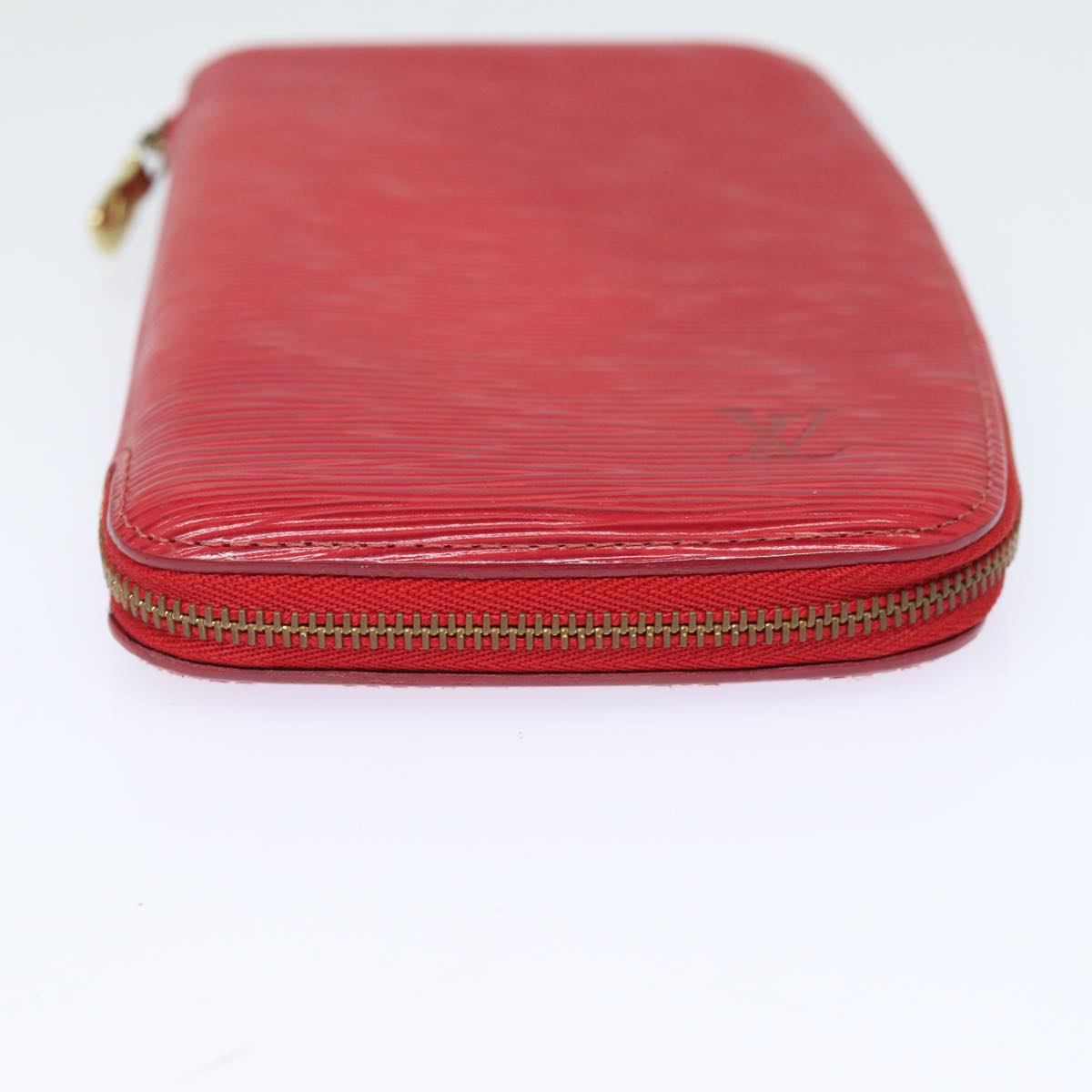 LOUIS VUITTON Epi Agenda Geode Wallet Red M63877 LV Auth 79196