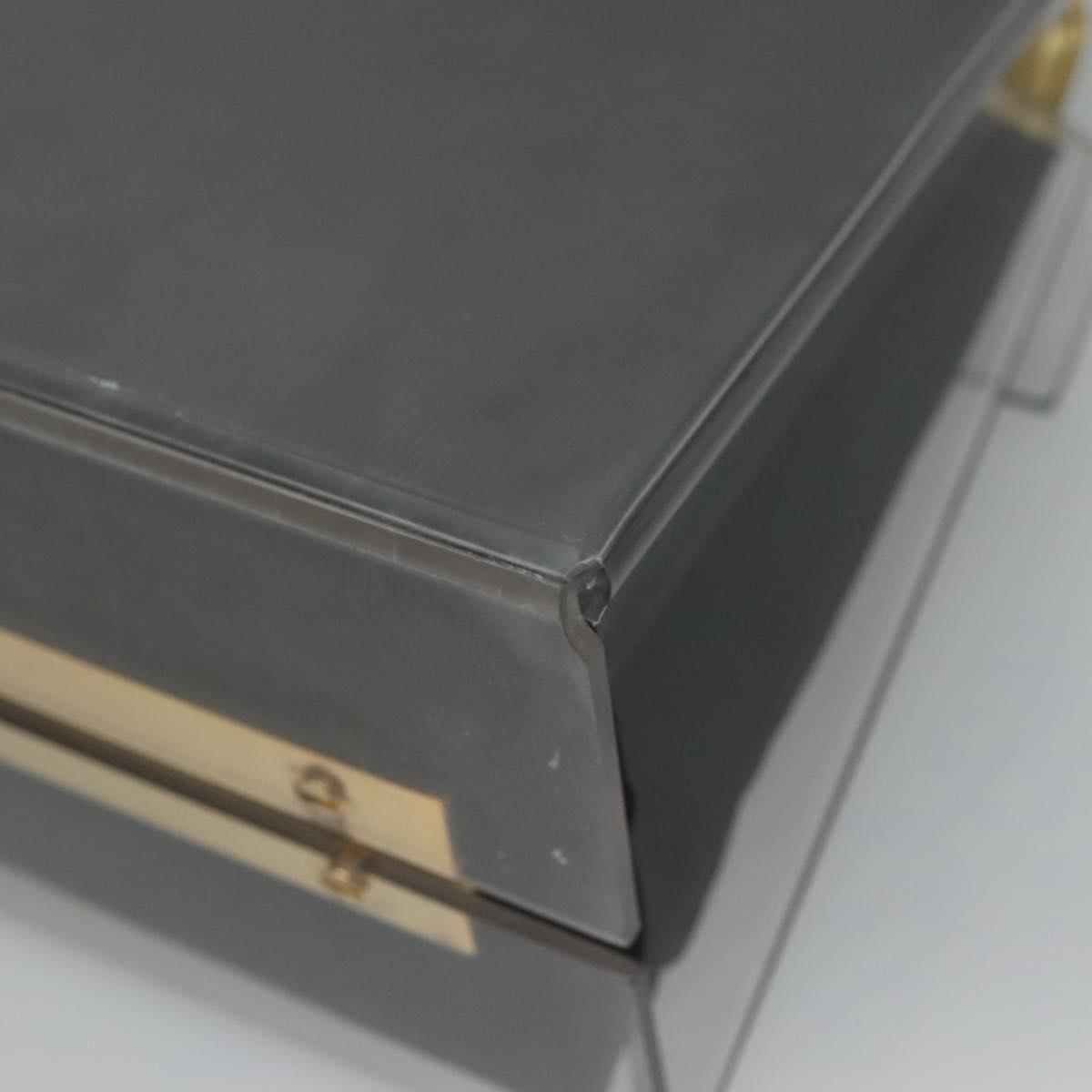 Salvatore Ferragamo Gancini Hand Bag plastic Clear Auth 79216