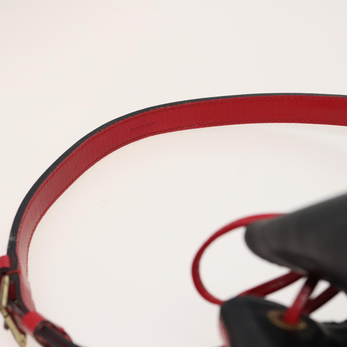 LOUIS VUITTON Epi Noe Shoulder Bag By color Black Red M44017 LV Auth 79238