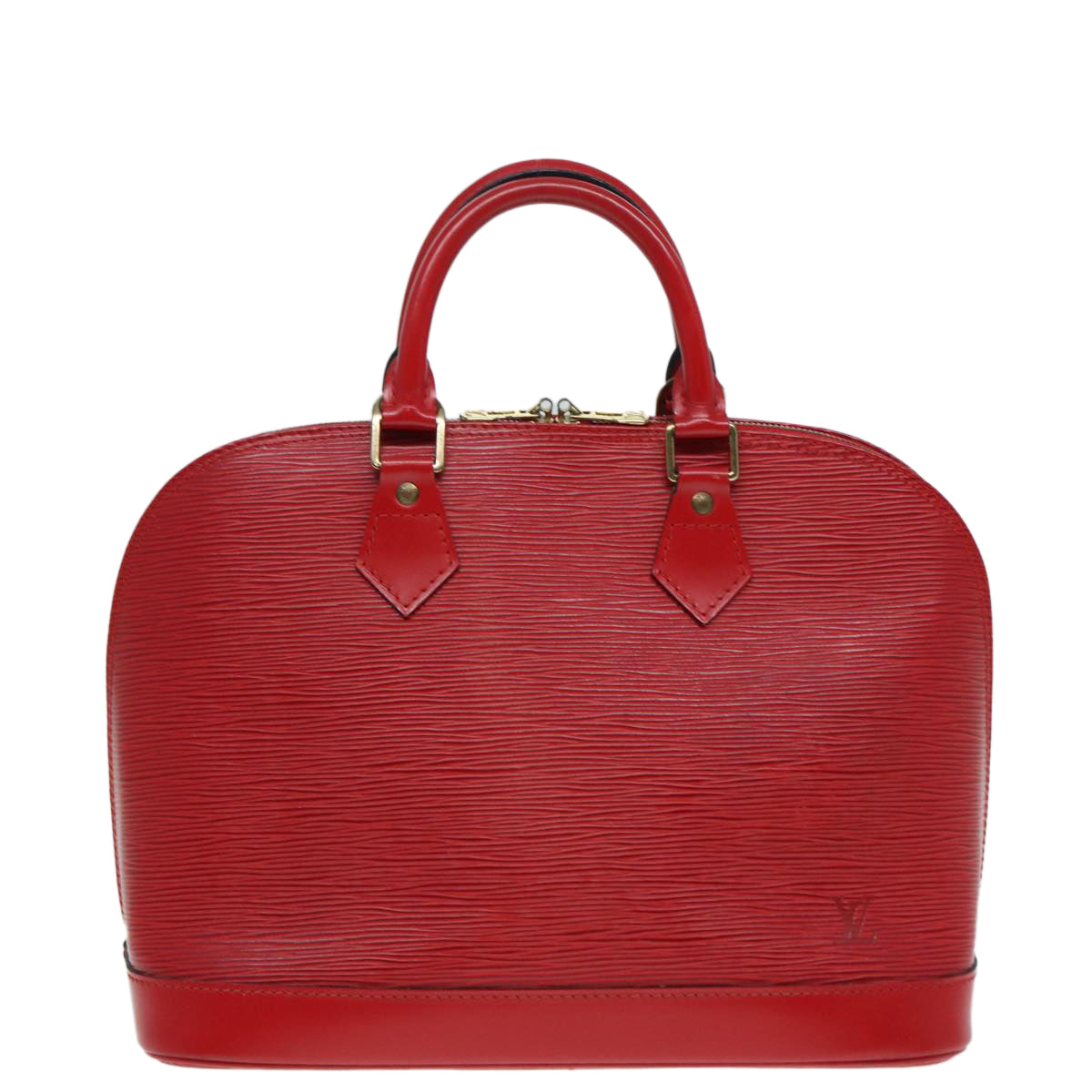 LOUIS VUITTON Epi Alma Hand Bag Castilian Red M52147 LV Auth 79338