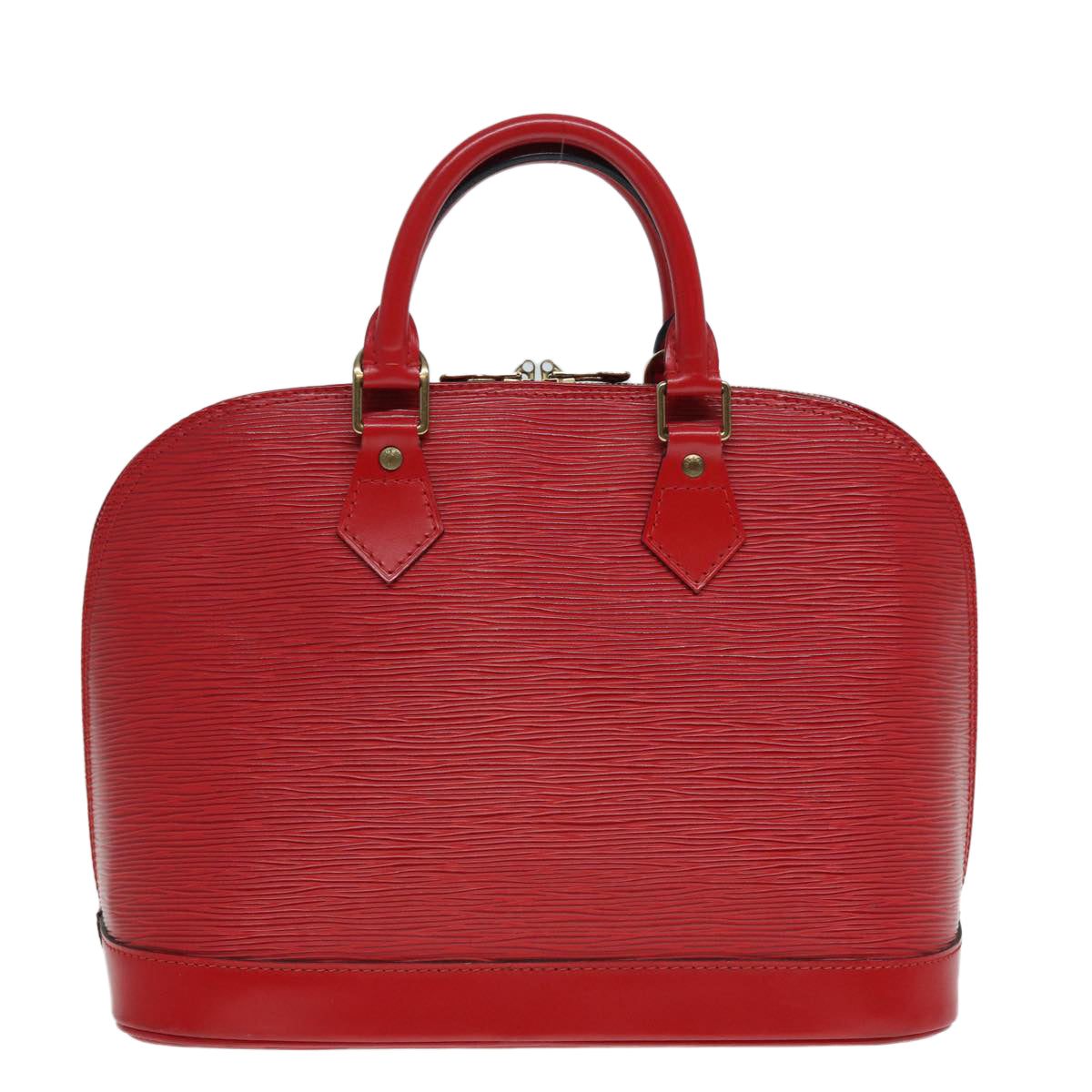 LOUIS VUITTON Epi Alma Hand Bag Castilian Red M52147 LV Auth 79338