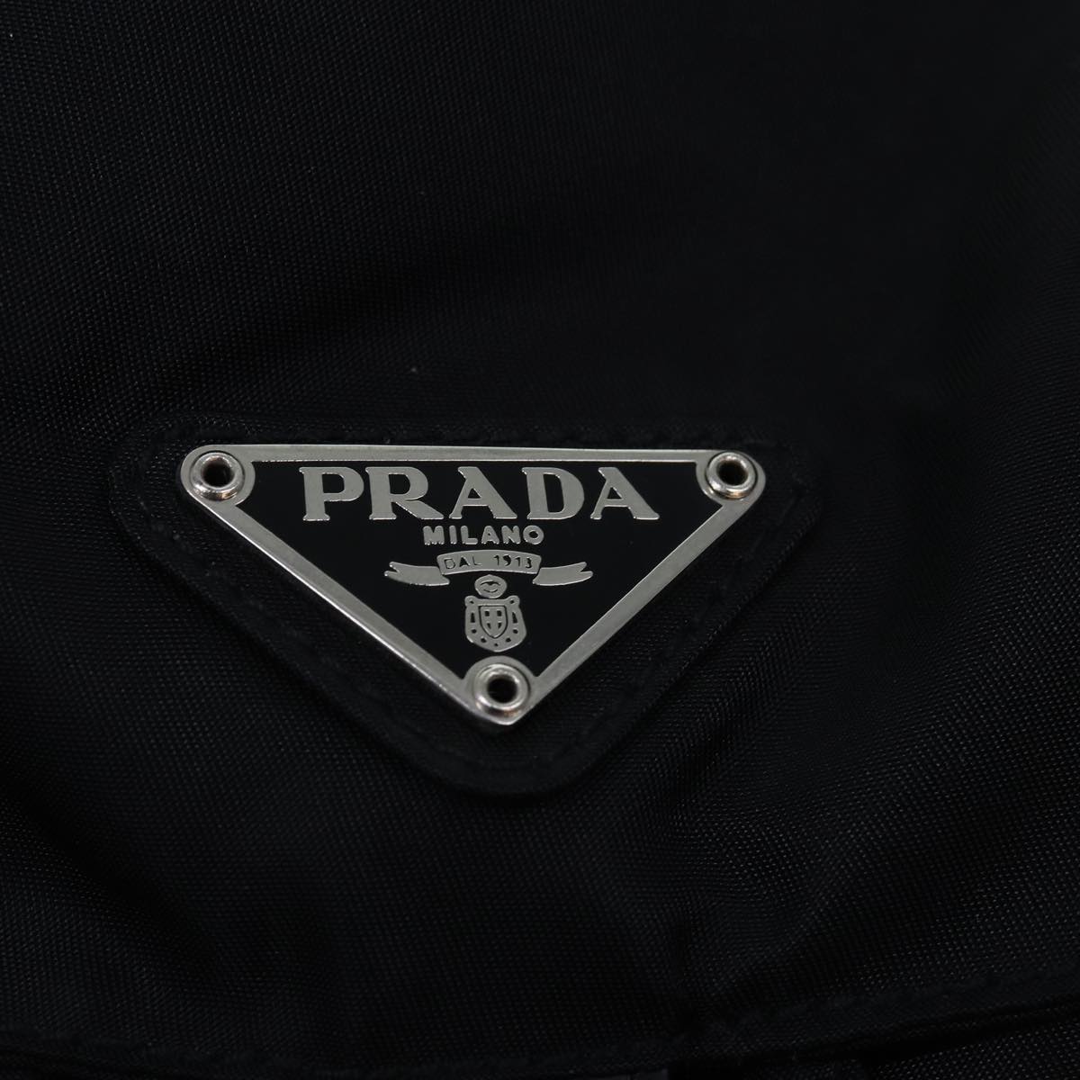 PRADA Backpack Nylon Black Auth 79370