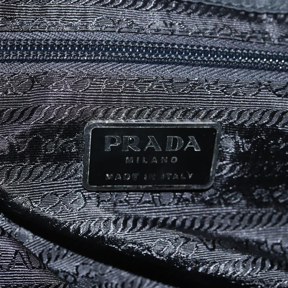 PRADA Backpack Nylon Black Auth 79370