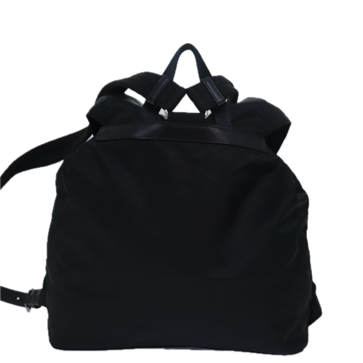 PRADA Backpack Nylon Black Auth 79370