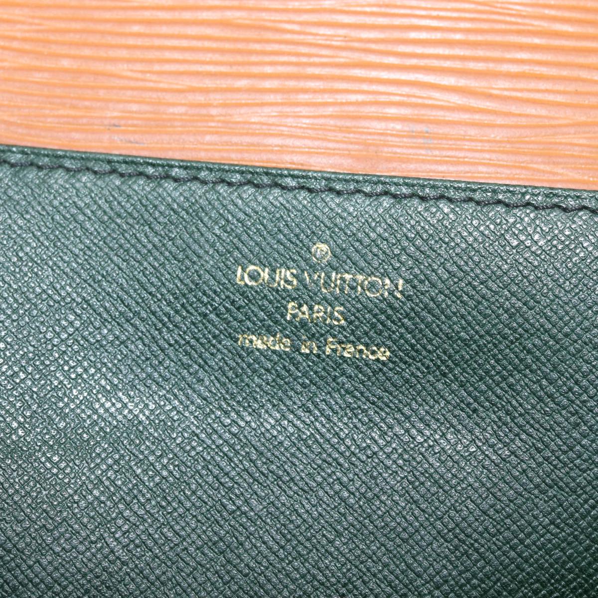 LOUIS VUITTON Epi Serviette Conseiller Briefcase Zipangu Gold M54428 Auth 79400