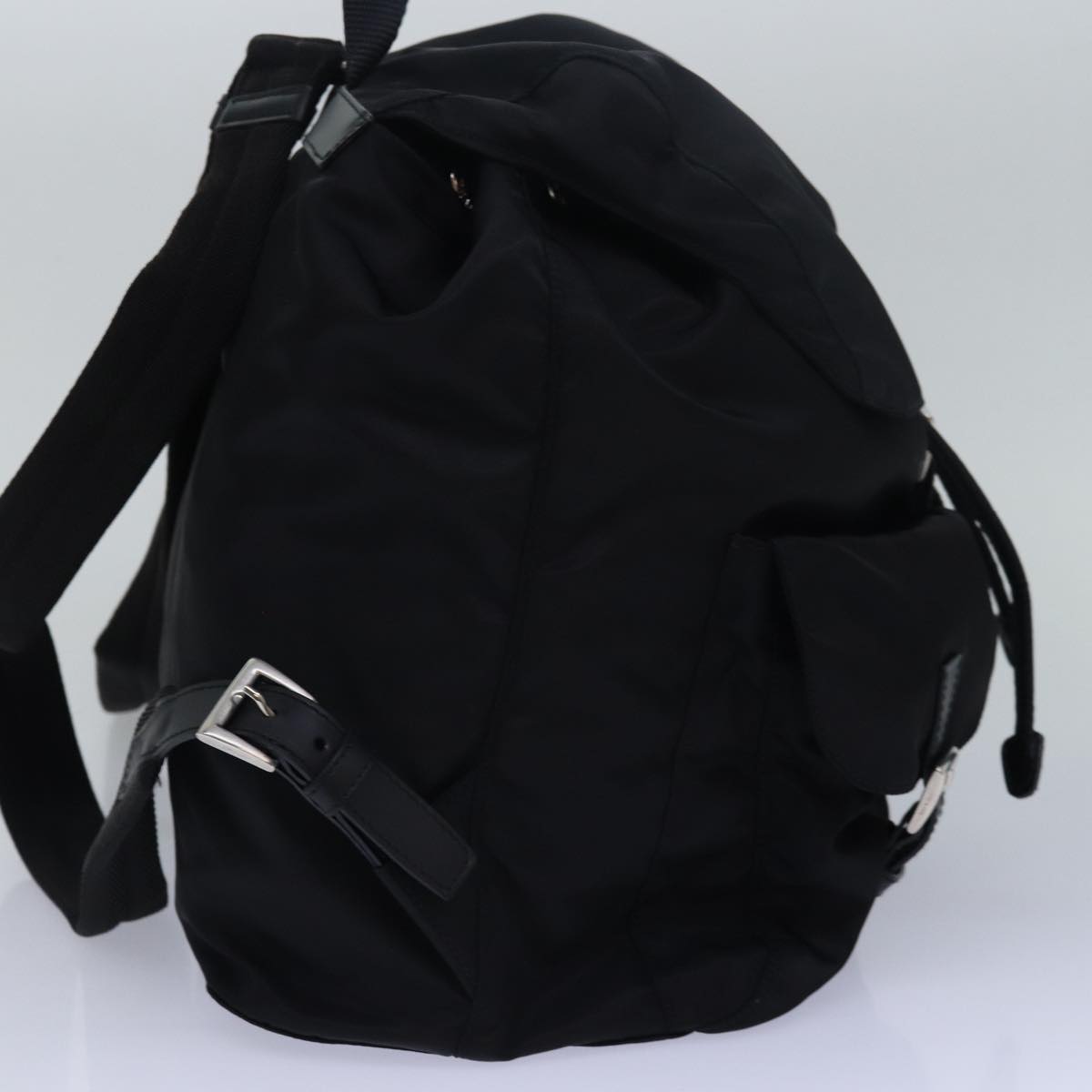 PRADA Backpack Nylon Black Auth 79433A