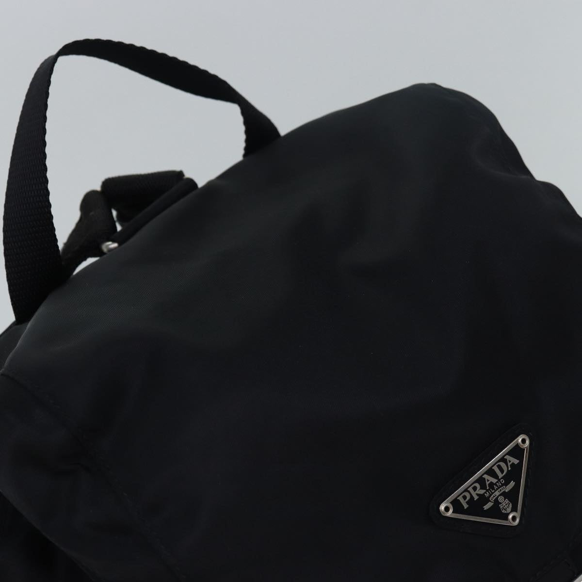 PRADA Backpack Nylon Black Auth 79433A